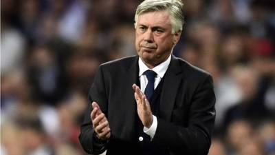 Carlo Ancelotti durante el partido contra el Almería.