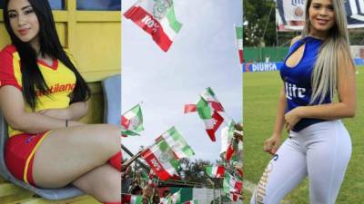 El Marathón (3)- Real de Minas (1-) contó con la presencia de hermosas chicas que adornaron el juego. Mira las mejores imágenes.