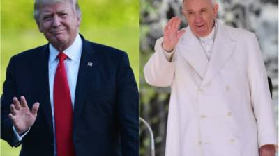 Trump 'se peleó' con el Papa Francisco durante la campaña presidencial de EUA.