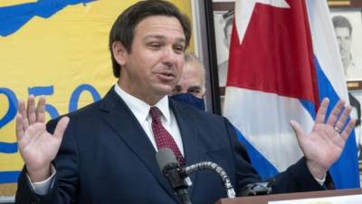 Ron DeSantis, gobernador de Florida. EFE/EPA/CRISTOBAL HERRERA-ULASHKEVICH