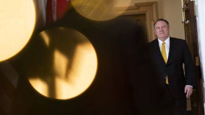 El secretario de Estado estadounidense, Mike Pompeo. Foto: AFP