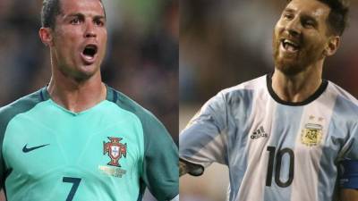 Cristiano y Messi encabezan el ataque de sus respectivas selecciones.