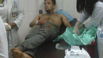 Los reos fueron llevados al hospital Mario Rivas.