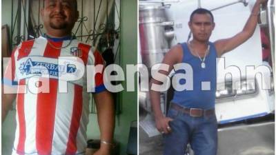 Imagen de dos de los asesinados en San Pedro Sula.