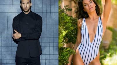 El DJ Calvin Harris regresó con su exnovia Aarika Wolf.