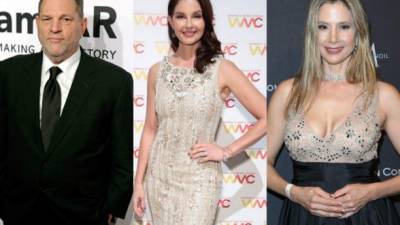 Weinstein y las actrices Ashley Judd y Mira Sorvino.