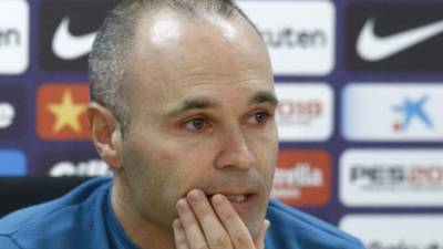 El jugador Andrés Iniesta.