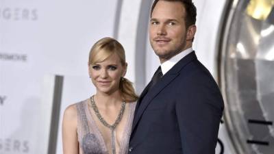 Anna Faris y su expareja Chris Pratt