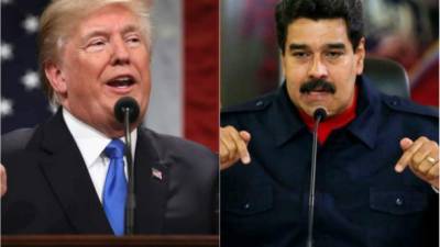 El presidente de EEUU, Donald Trump y el presidente de Venezuela, Nicolás Maduro. EFE/Archivo