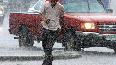Las lluvias van a imperar en todo el país.