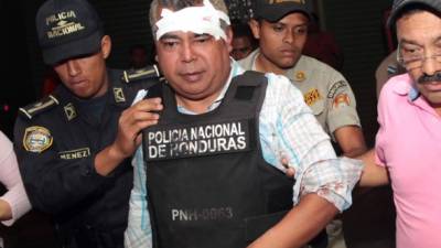 Pablo Gerardo Matamoros fue llevador por la Policía de Honduras a una clínica para ser revisado por médicos.