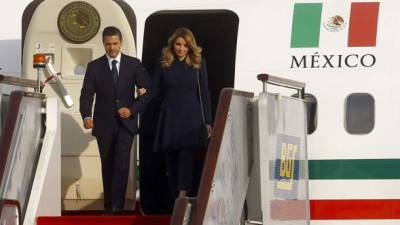El presidente mexicano Enrique Peña Nieto y su esposa, Angélica Rivera se encuentran de gira en China.