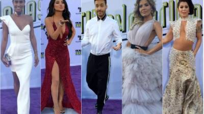 Inició el paseo de las estrellas por la alfombra morada de los Latin American Music Awards (latinAMAs 2017) y la belleza de los famosos cautivó a los asistentes.La ceremonia fue vista por miles de personas a través de Telemundo.