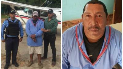 Downly Mendoza Cisneros fue capturado en La Mosquitia por las autoridades hondureñas.