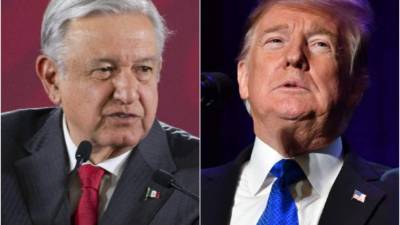Andrés Manuel López Obrador y Donald Trump.