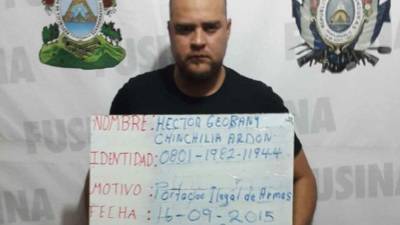 A Héctor Chinchilla lo aprehendieron ayer.