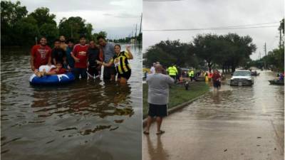 Los hondureños que residen en Houston nos compartieron sus imágenes de las inundaciones 'sin precedentes' que mantienen bajo el agua a la cuarta ciudad más grande de EUA.