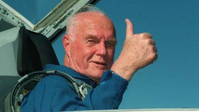 John Glenn murió hoy a los 95 años. Foto: AFP (archivo)