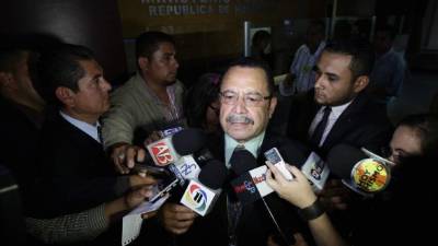 Julio Pavón ayer en el Ministerio Público.