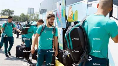 El Santos Laguna ya se encuentra en San Pedro Sula. Foto Neptalí Romero