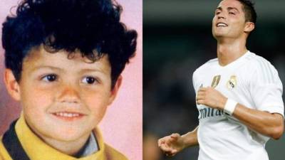 El crack portugués Cristiano Ronaldo, su rostro poco o nada ha cambiado.