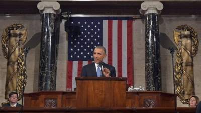 El presidente norteamericano, Barack Obama, alardeó de cifras económicas ante la mayoría republicana en el Congreso.
