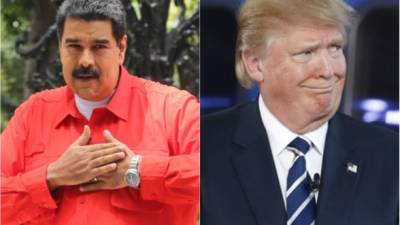 'Mr. Trump, go home (vete a tu casa)', le mandó decir Maduro a Trump.