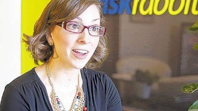 Leah Busque, presidenta ejecutiva de la empresa de Internet TaskRabbit.