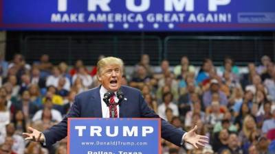 Trump despotricó contra los indocumentados en Dallas. 'Están en todas partes', dijo.