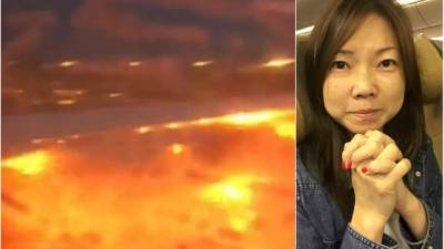 Lee Bee Yee filmó y tomó fotos desde el interior de la aeronave.