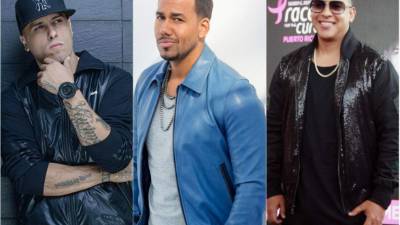 Nicky Jam, Romeo Santos y Daddy Yankee