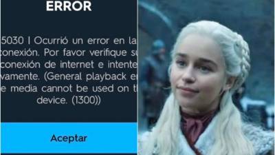 Miles de usuarios reportaron problemas en la plataforma de HBO. Foto: Twitter