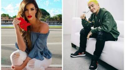 Gaby Espino y J Balvin