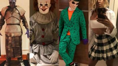 Diferentes deportistas no han dudado en transformarse en Halloween disfrazándose de terroríficos monstruos y criaturas. Ellos se unen a la celebración.