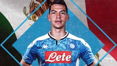 Así anunció el Napoli el fichaje del mexicano Hirving 'Chucky' Lozano.