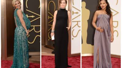 Elsa Pataky, Olivia Wilde y Kerry Washington en la alfombra roja de los premios Oscar 2014.