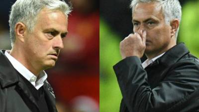 El Manchester United perdió en casa por 3-0 ante el Tottenham, una derrota que deja muy tocado al entrenador de los Diablos Rojos, el portugués José Mourinho, que suma dos derrotas en tres jornadas. Tras el final del juego, el estratega luso reaccionó de forma sorprendente con los hinchas. FOTOS EFE Y AFP.