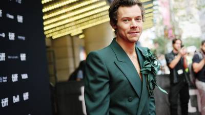 Harry Styles en la premier de My Policeman durante el Festival de Cine de Toronto (TIFF).