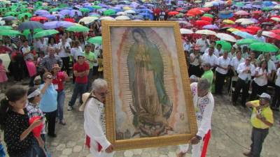 Miles de católicos se congregaron y celebraron en Danlí.