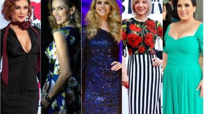 Aracely Arámbula, Jacqueline Bracamontes, Lucero, Edith González y Angélica Vale.