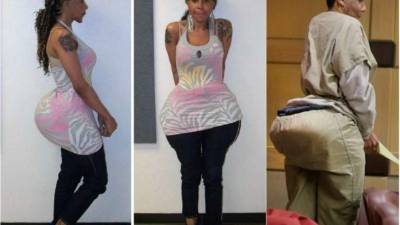 Morris acaparó la atención mediática por el tamaño desproporcionado de su trasero.