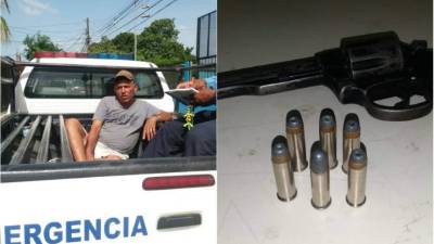 Momento en el que llevaban al detenido.