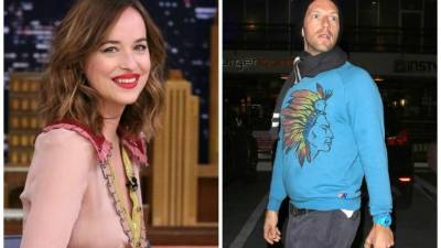 Dakota Johnson y Chris Martin