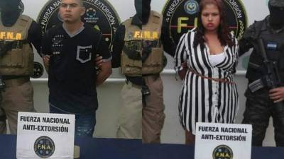 Dos detenidos en el Distrito Central sospechosos del delito de extorsión.