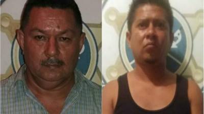 Los aprendidos son Gonzalo Cruz Flores (55) y su hijo Antonio Cruz Turcios (29).