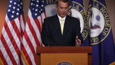 El presidente de la Cámara de Representantes de EUA, John Boehner, acusó a Obama de actúar como 'un rey' por su acción ejecutiva. Foto: The New York Times.