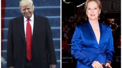 Donald Trump y Meryl Streep