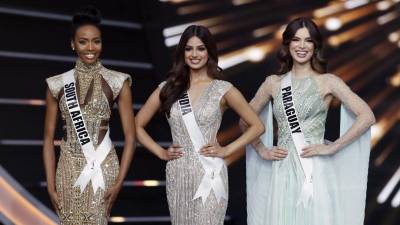 Miss Sudáfrica, Lalena Mzayne, Miss India, Harnaaz Sandhu y Miss Paraguay, Nadia Ferreira fueron las tres finalistas de Miss Universo 2021. Finalmente fue Sandhu quien obtuvo la corona de la mujer más bella del mundo.