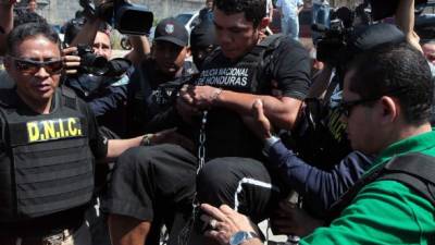 ugo Edgardo Sierra fue trasladado a la cárcel de máxima seguridad en Támara, Francisco Morazán.