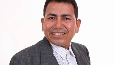 El cantante de Tocoa, Denis Arnaldo Ramos.